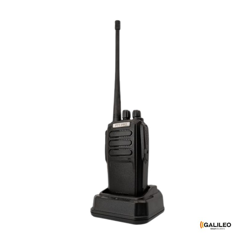 Radio portatil ptt pro 3000 para guardias de seguridad
