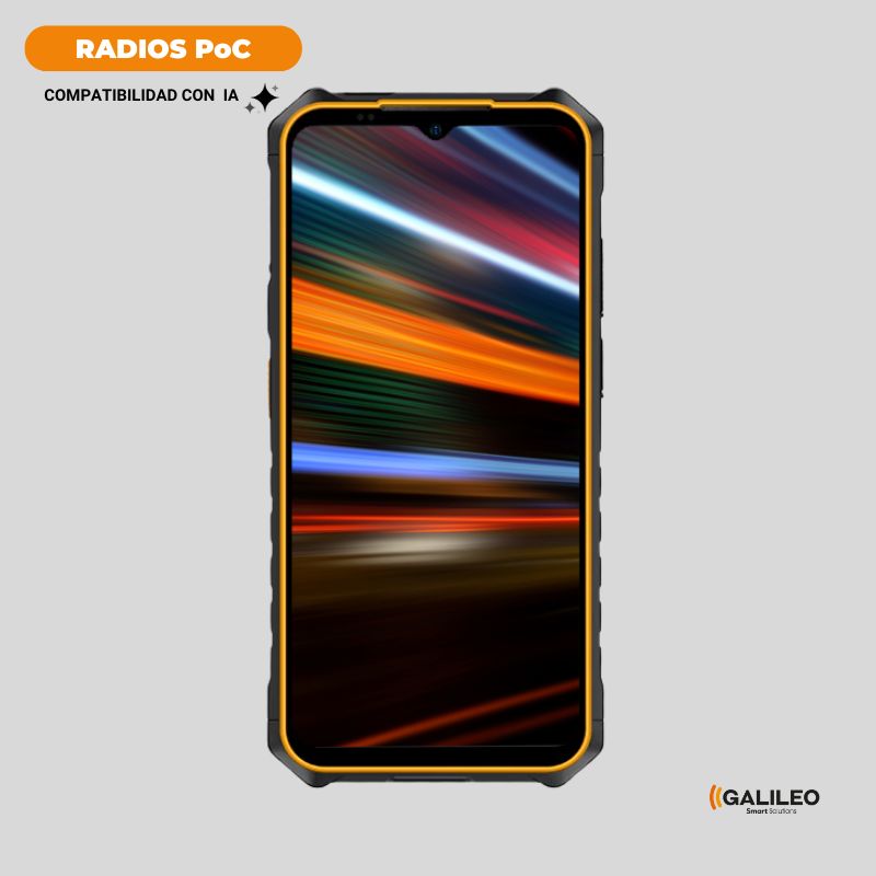 Radiocomunicador Galileo ptt titanio 600 especial para entornos de riesgo